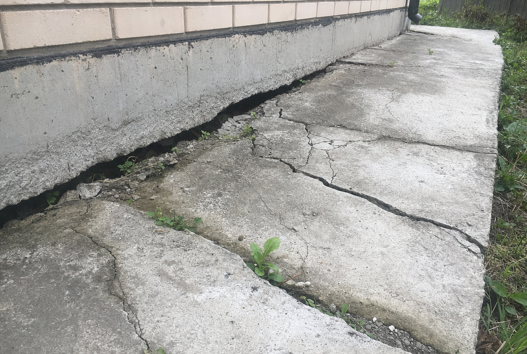 Чому тріскається вимощення