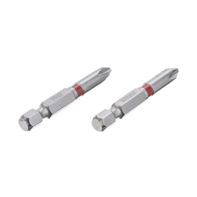Комплект отверточных насадок, PH2, 1/4""×50 мм, S2, 2 шт., STORM - 629006061