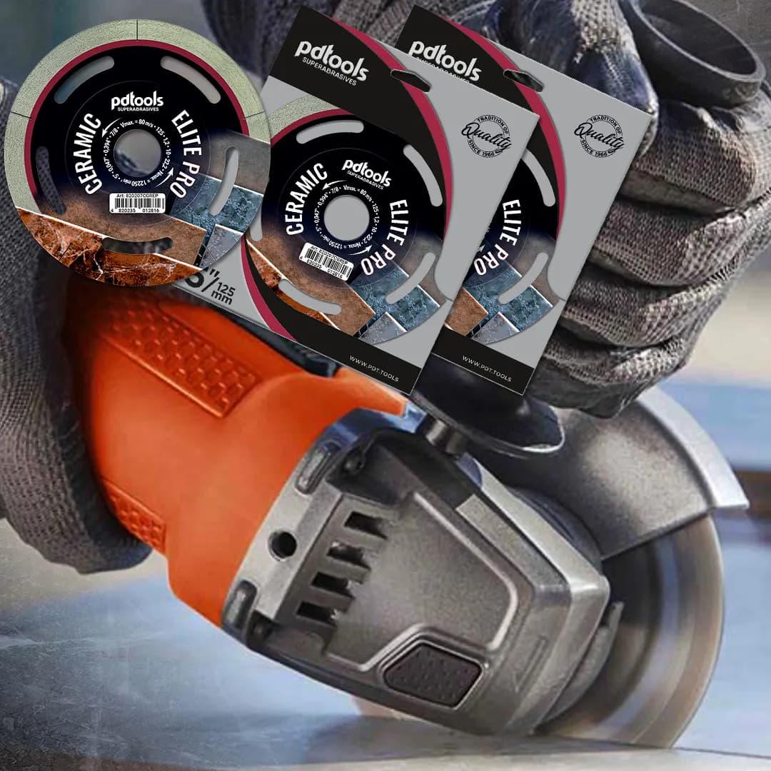 Круг алмазний PDTools 125 1,2 10 22,2 CERAMIC ELITE PRO - 701502617