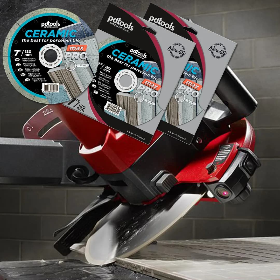 Круг алмазний PDTools 180 1,6 10 25,4 CERAMIC MAX PRO - 380742124