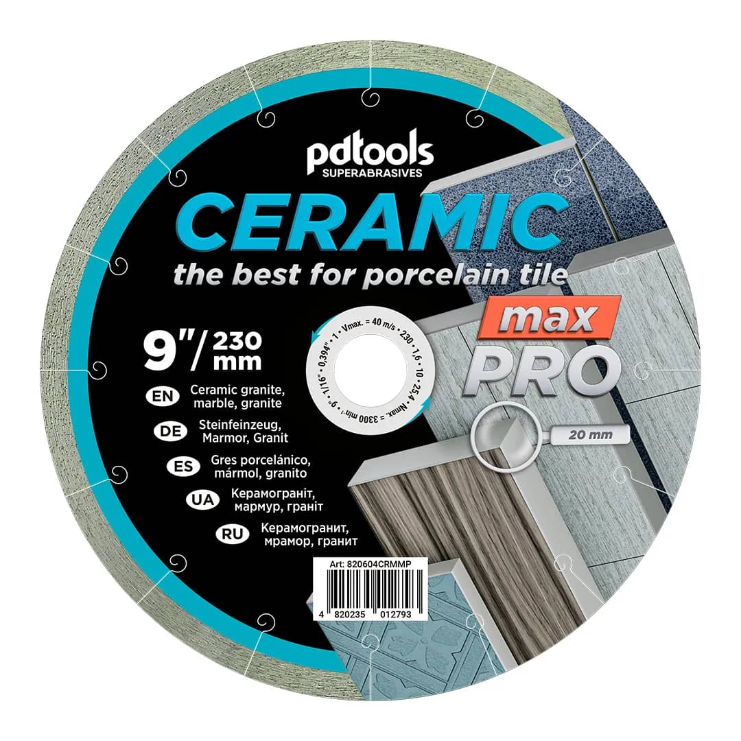 Круг алмазний PDTools 230 1,6 10 25,4 CERAMIC MAX PRO - 110323115