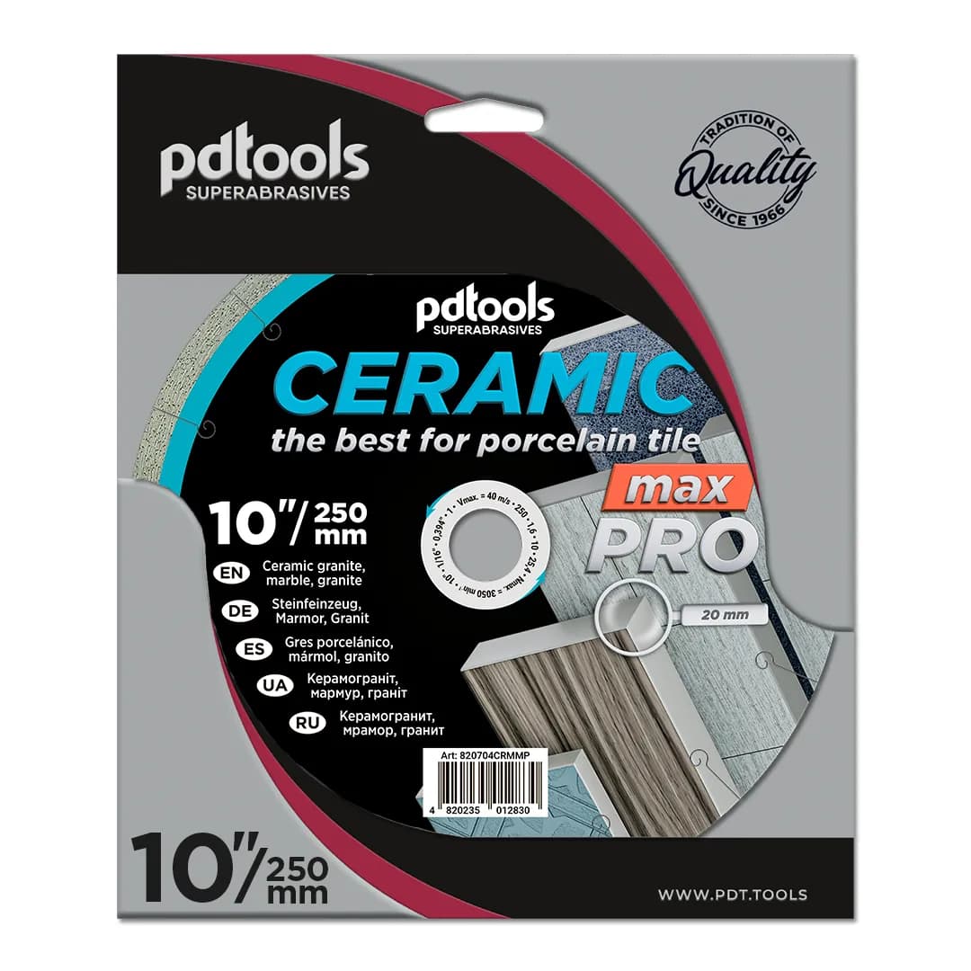 Круг алмазний PDTools 250 1,6 10 25,4 CERAMIC MAX PRO - 946626038
