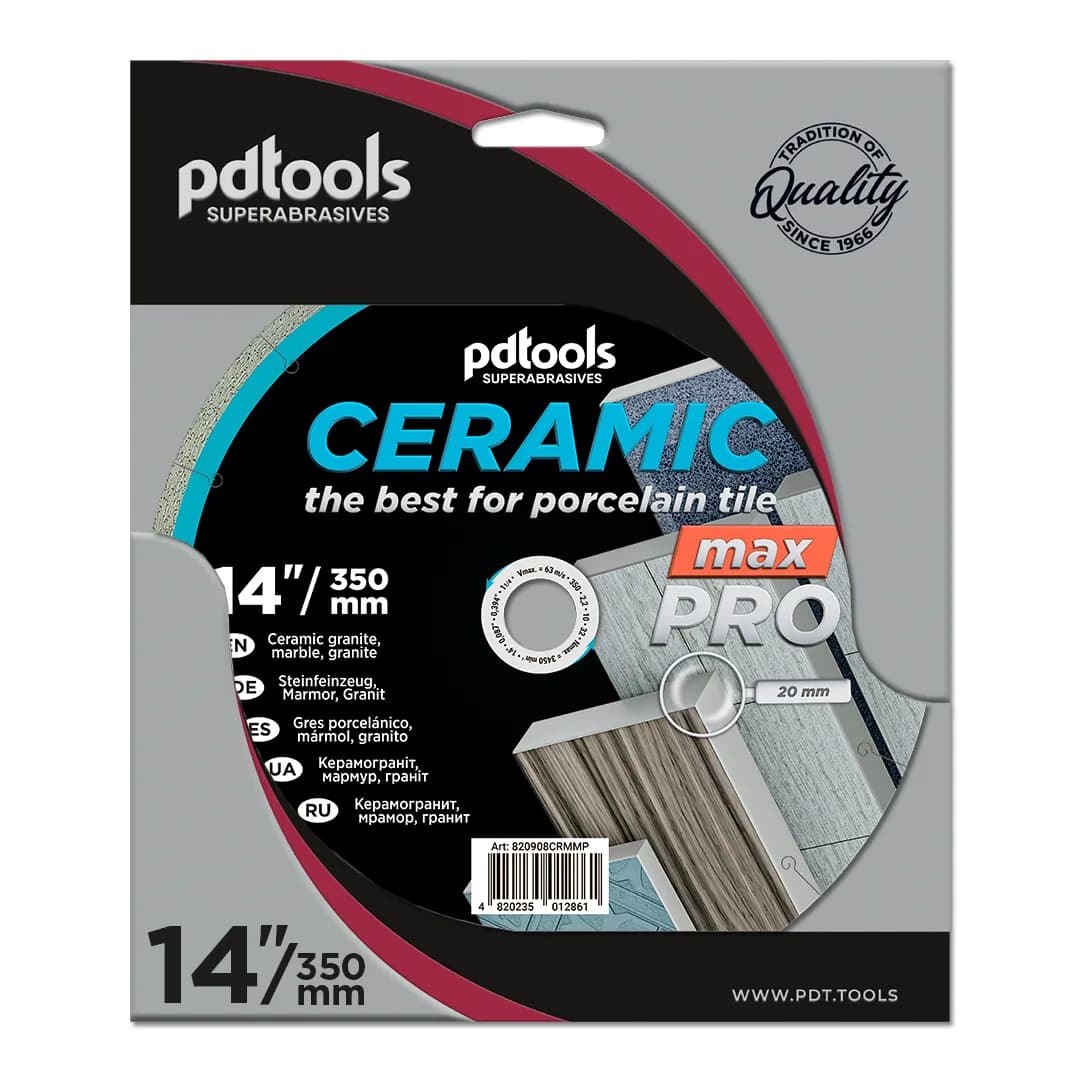 Круг алмазний PDTools 350 2,2 10 32 CERAMIC MAX PRO - 897534372