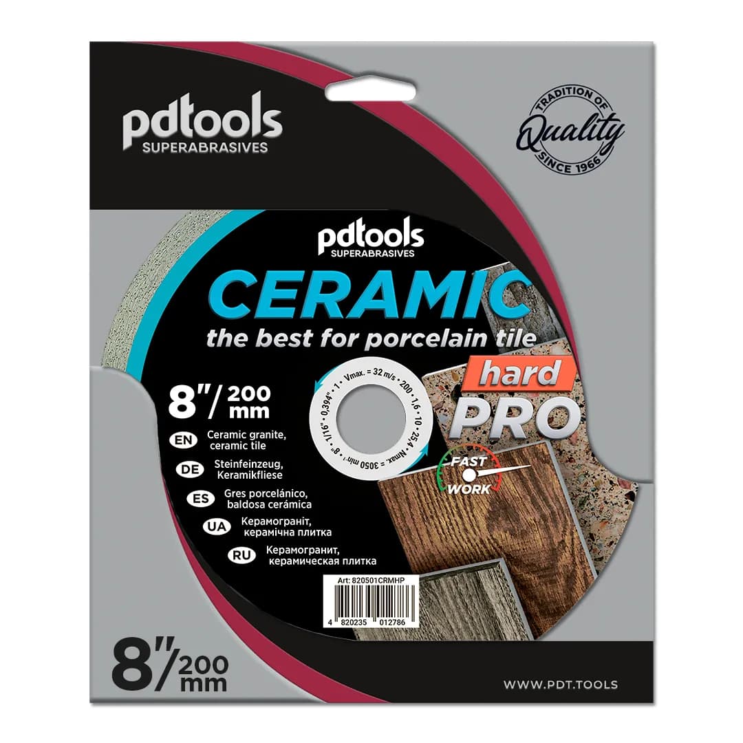 Круг алмазний PDTools 200 1,6 10 25,4 CERAMIC HARD PRO - 925952935
