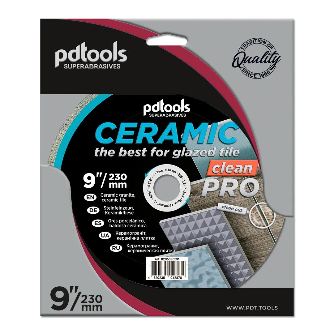 Алмазный круг PDTools 230 1,2 7 25,4 CERAMIC CLEAN PRO - 120041