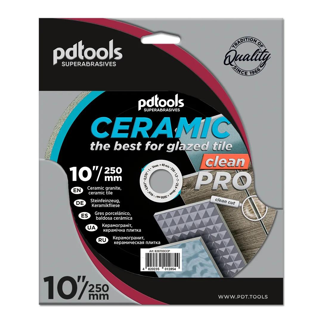 Алмазный круг PDTools 250 1,2 7 25,4 CERAMIC CLEAN PRO - 120045