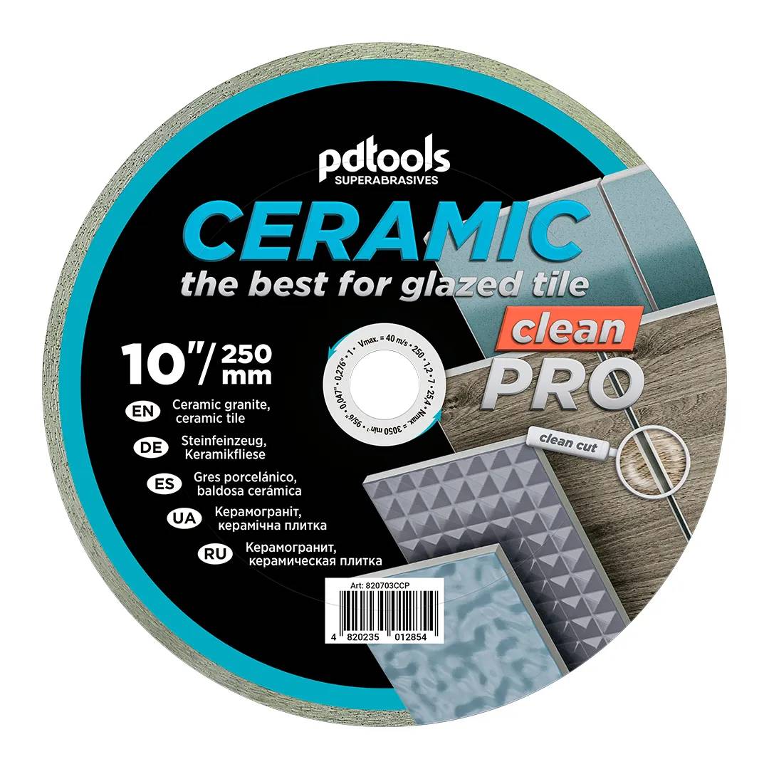 Алмазный круг PDTools 250 1,2 7 25,4 CERAMIC CLEAN PRO - 120048