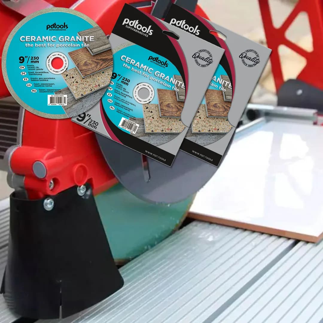 Круг алмазний PDTools 230 1,6 10 25,4 СERAMIC GRANITE - 049733048
