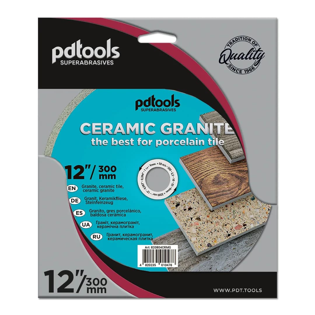 Круг алмазний PDTools 300 2,2 10 32 СERAMIC GRANITE - 837291715