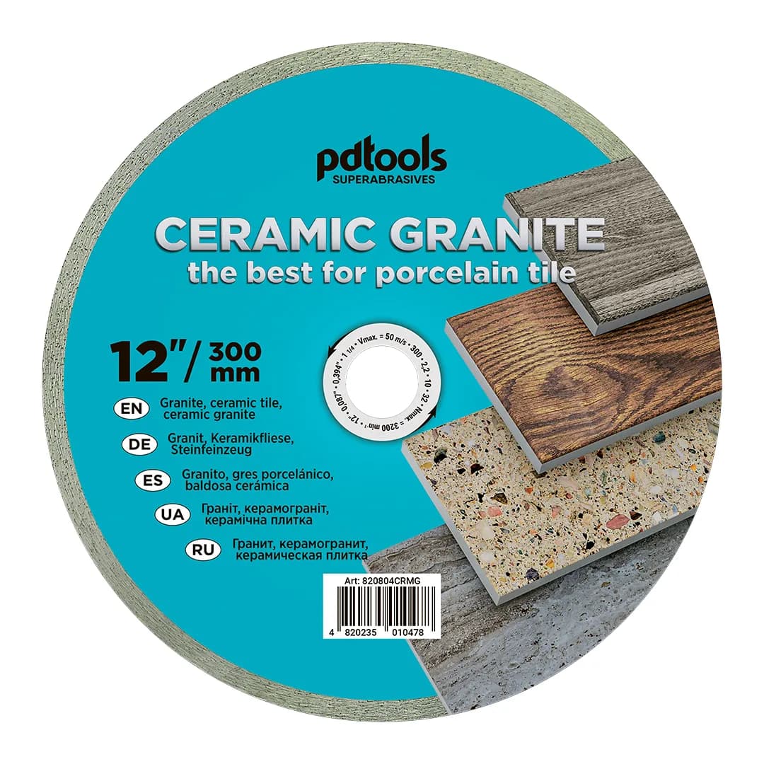 Круг алмазний PDTools 300 2,2 10 32 СERAMIC GRANITE - 837291715