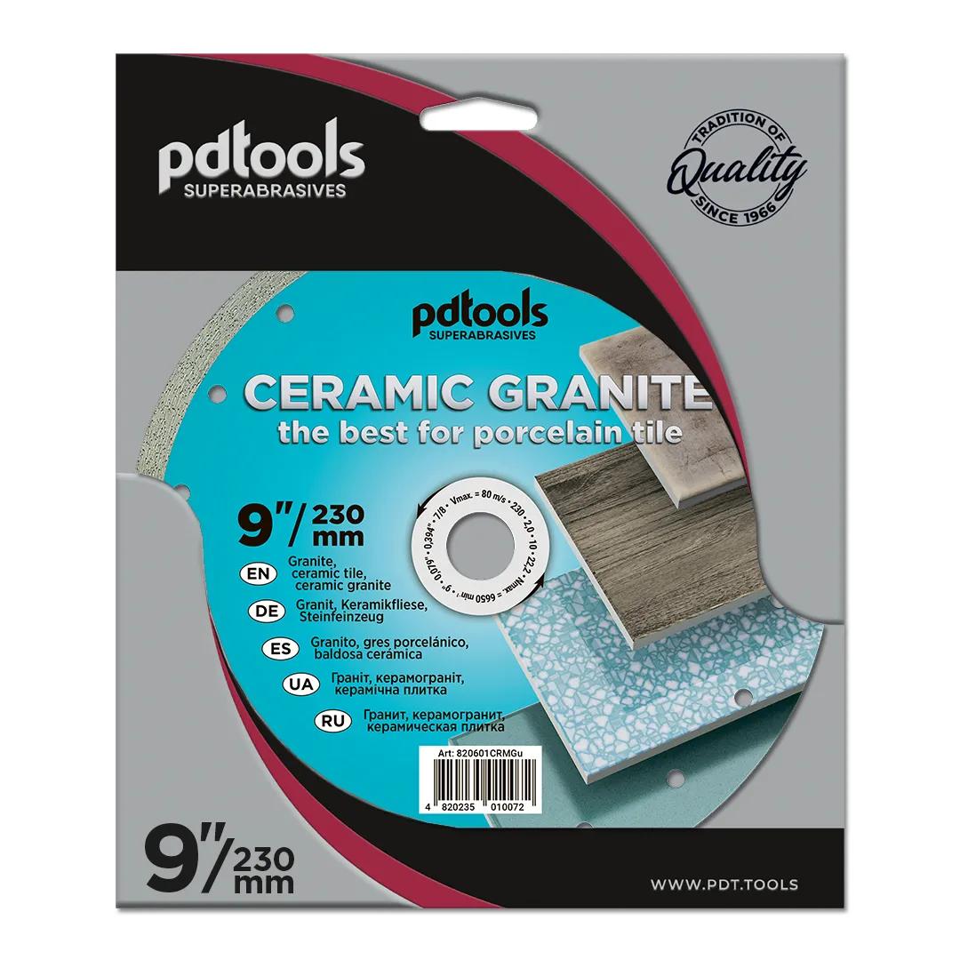 Круг алмазный PDTools 230 2,0 10 22,2 CERAMIC GRANITE - 120081