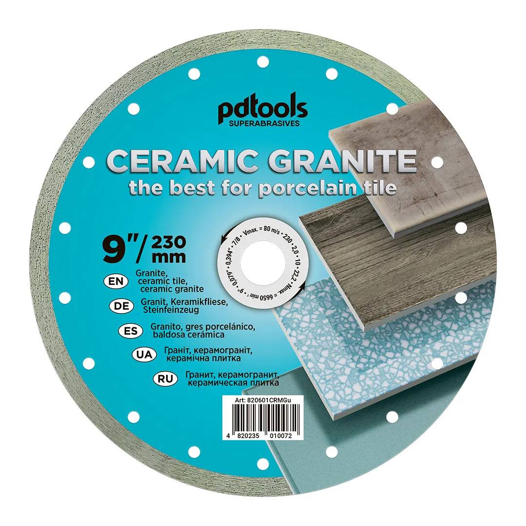 Круг алмазный PDTools 230 2,0 10 22,2 CERAMIC GRANITE - 120084