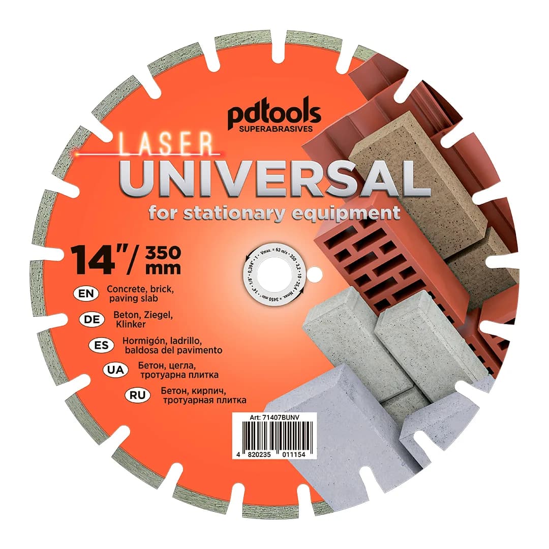 Круг алмазний PDTools 350 3.2 10 25.4 UNIVERSAL - 220874594