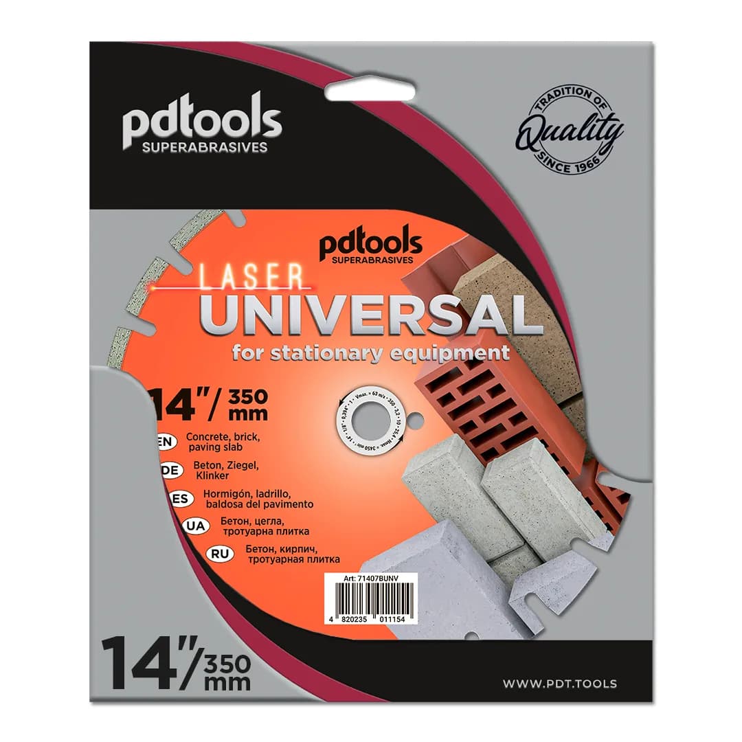 Круг алмазний PDTools 350 3.2 10 25.4 UNIVERSAL - 220874594