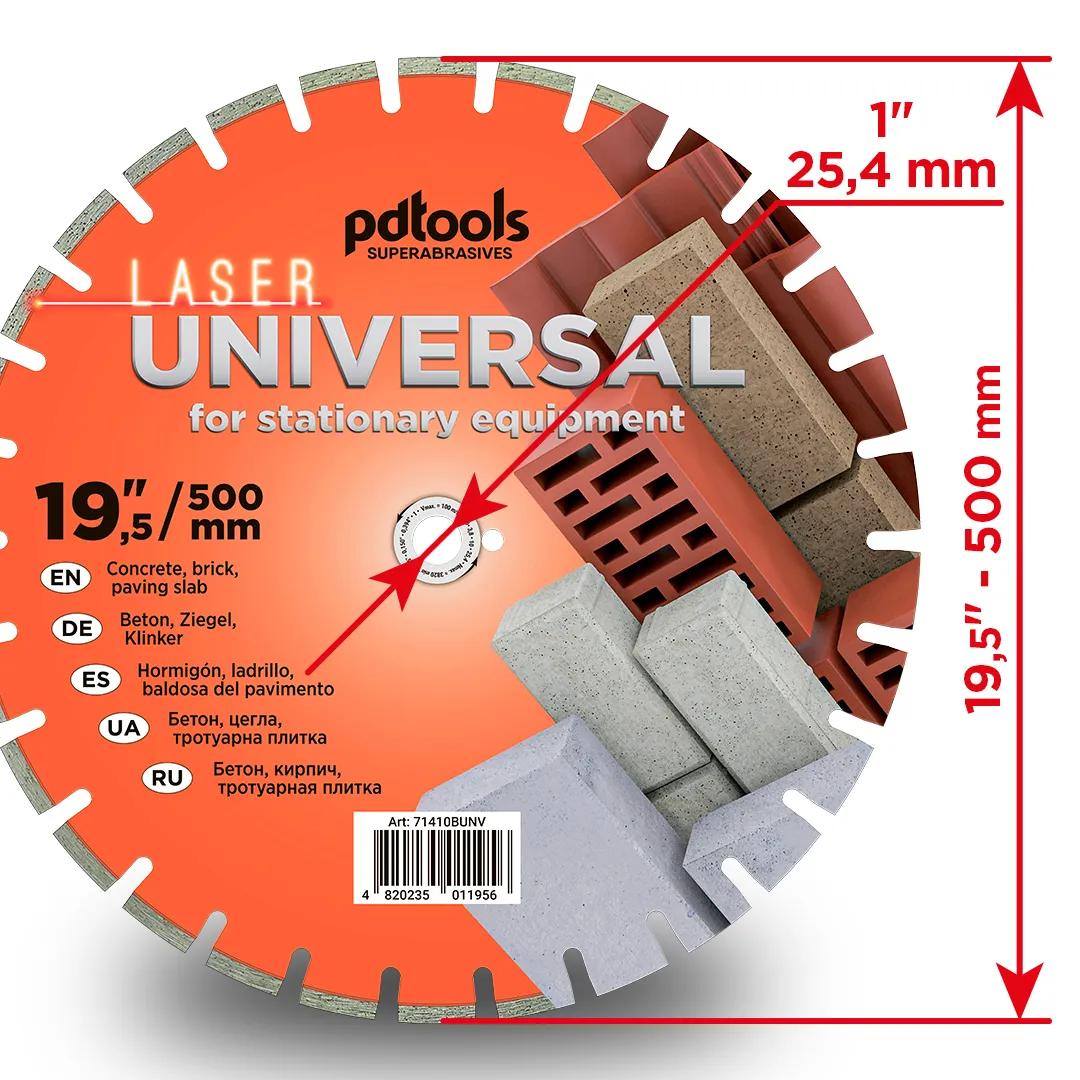Круг алмазний PDTools 500 3.8 10 25.4 UNIVERSAL - 120103