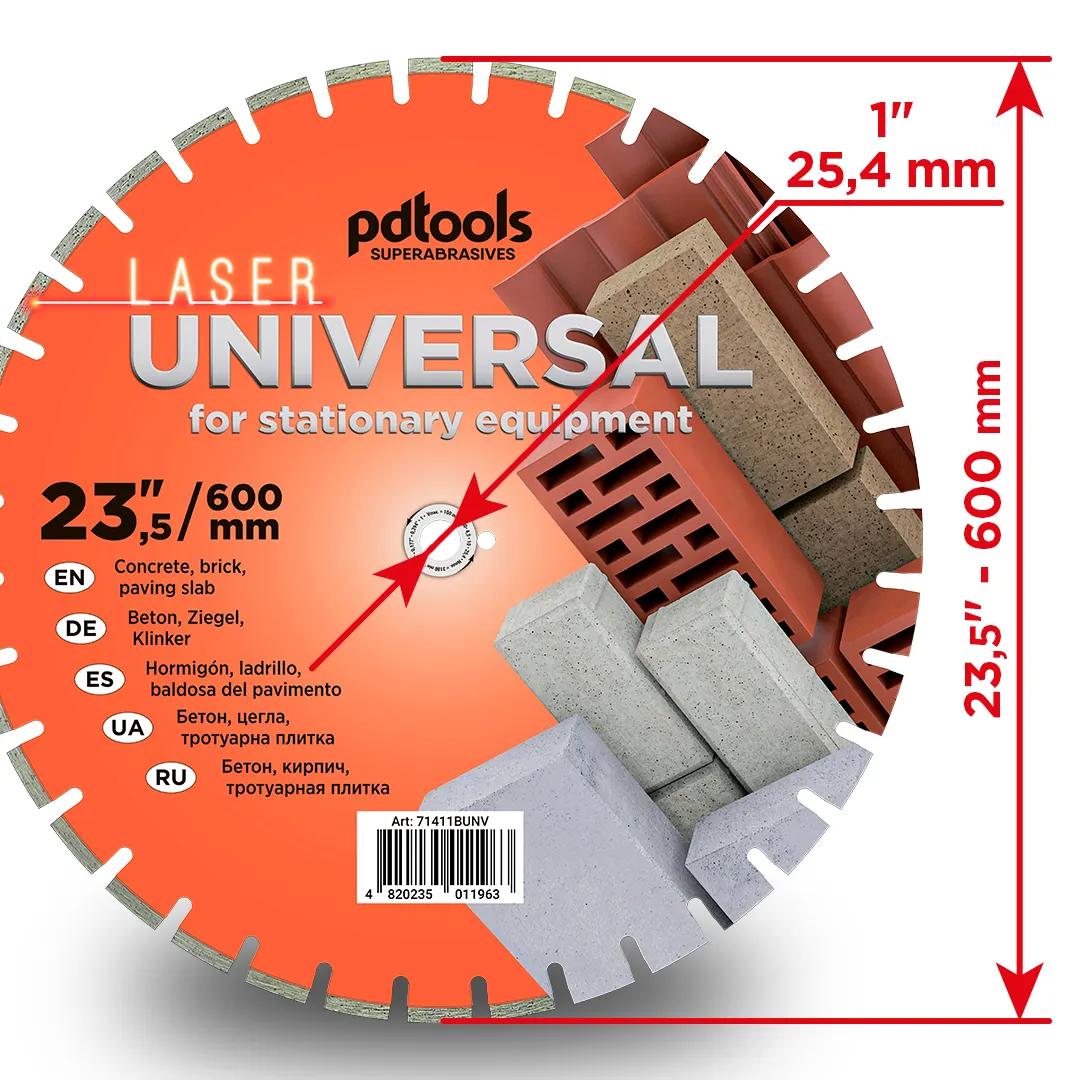 Круг алмазний PDTools 600 4.5 10 25.4 UNIVERSAL - 120107