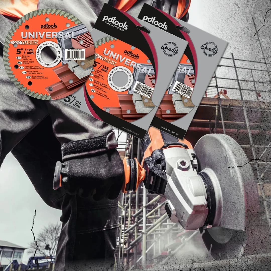 Круг алмазний PDTools 125 2,2 8 22,2 TURBO UNIVERSAL - 387998838