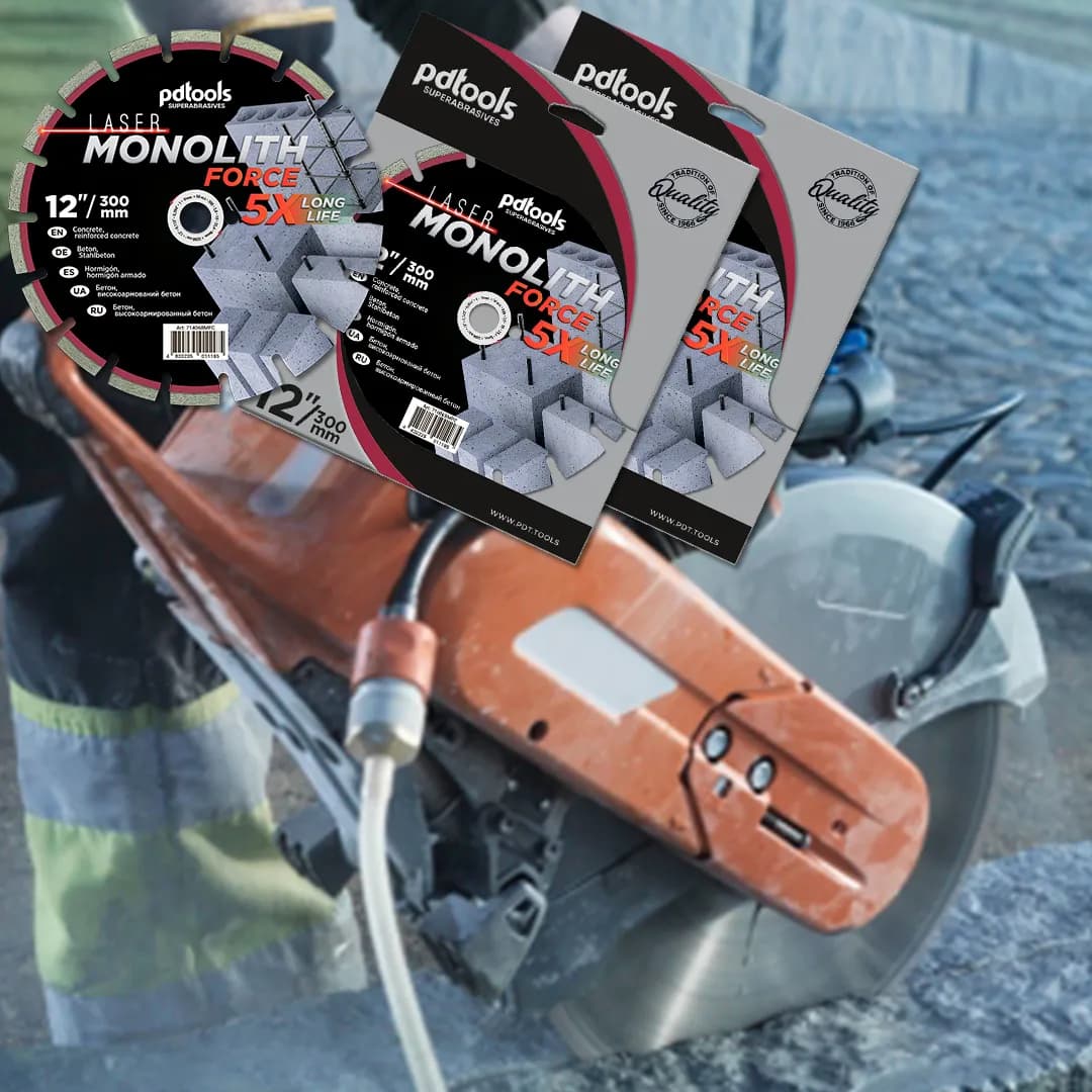Круг алмазний PDTools 300 2.8 10 25.4 MONOLITH FORCE - 042571217