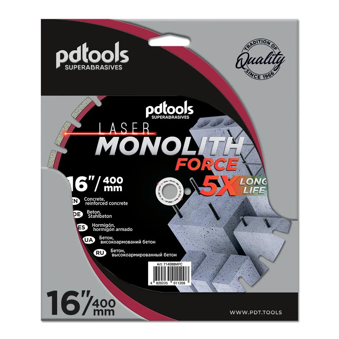 Круг алмазний PDTools 400 3.5 10 25.4 MONOLITH FORCE - 522956909