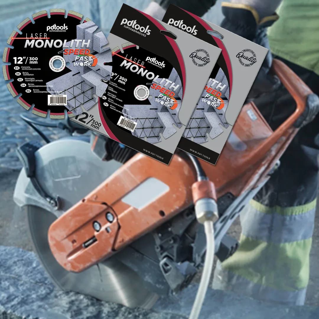 Круг алмазний PDTools 300 2.8 10 25.4 MONOLITH SPEED - 628042857