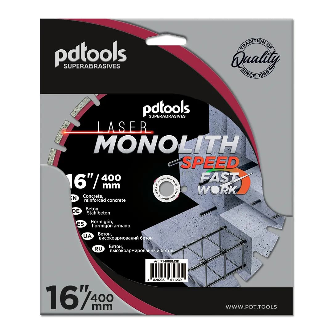 Круг алмазний PDTools 400 3.5 10 25.4 MONOLITH SPEED - 732160178