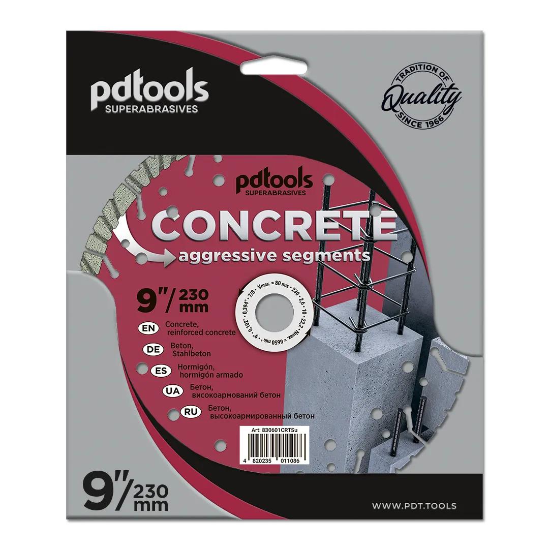 Круг алмазный PDTools 230 2,6 10 22,23 CONCRETE - 120174