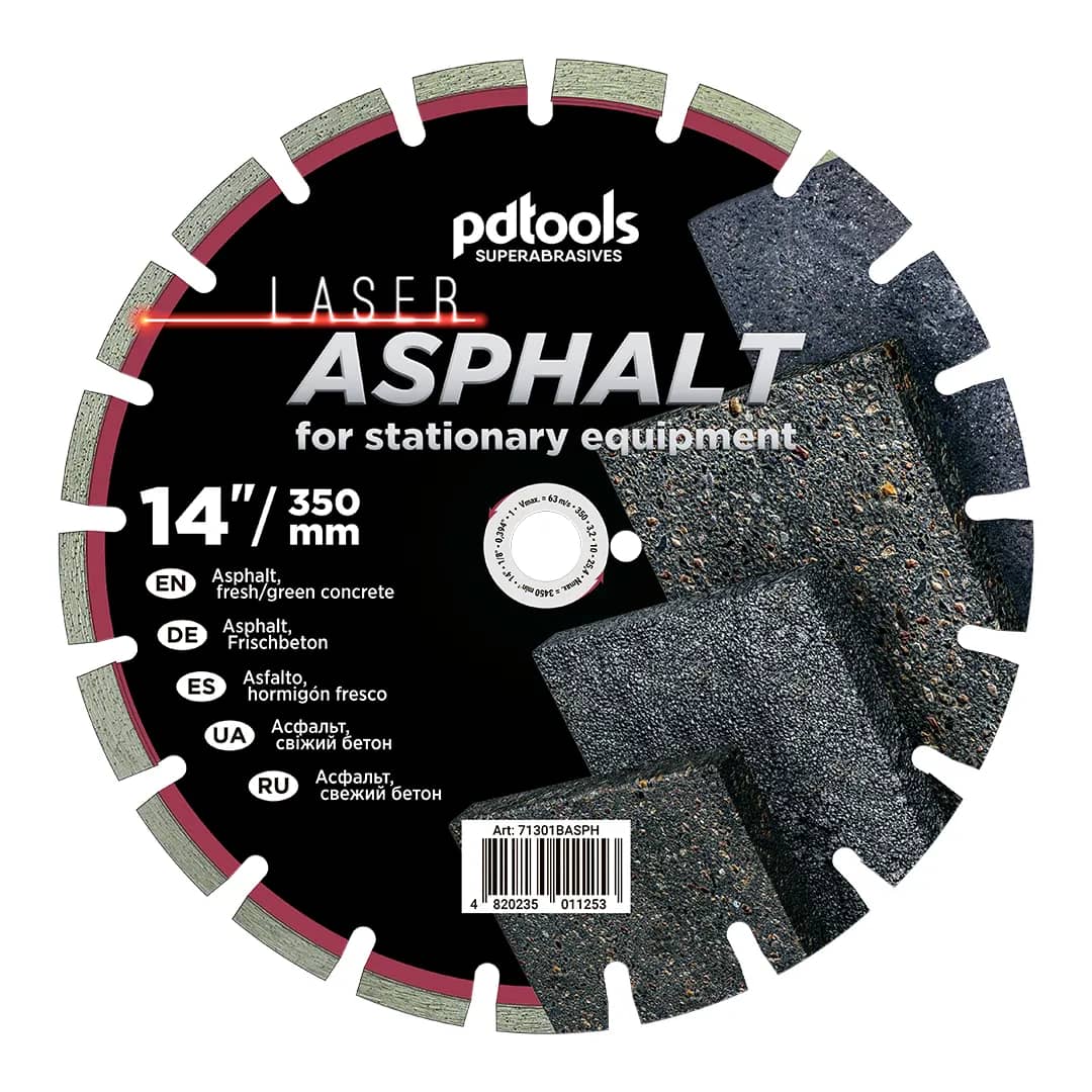 Круг алмазний PDTools 350 3.2 10 25.4 ASPHALT - 026919004