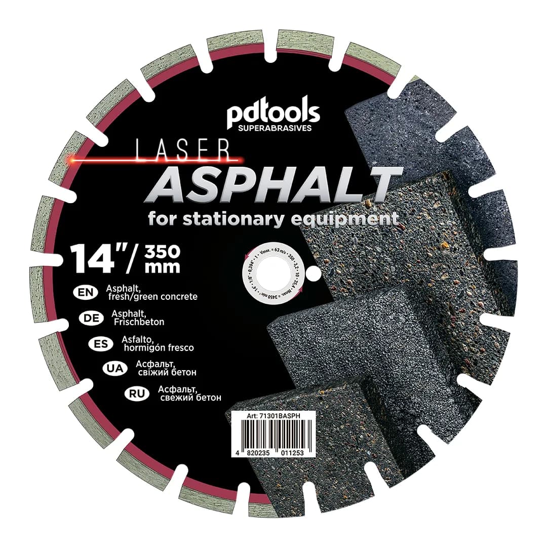 Круг алмазний PDTools 350 3.2 10 25.4 ASPHALT - 026919004