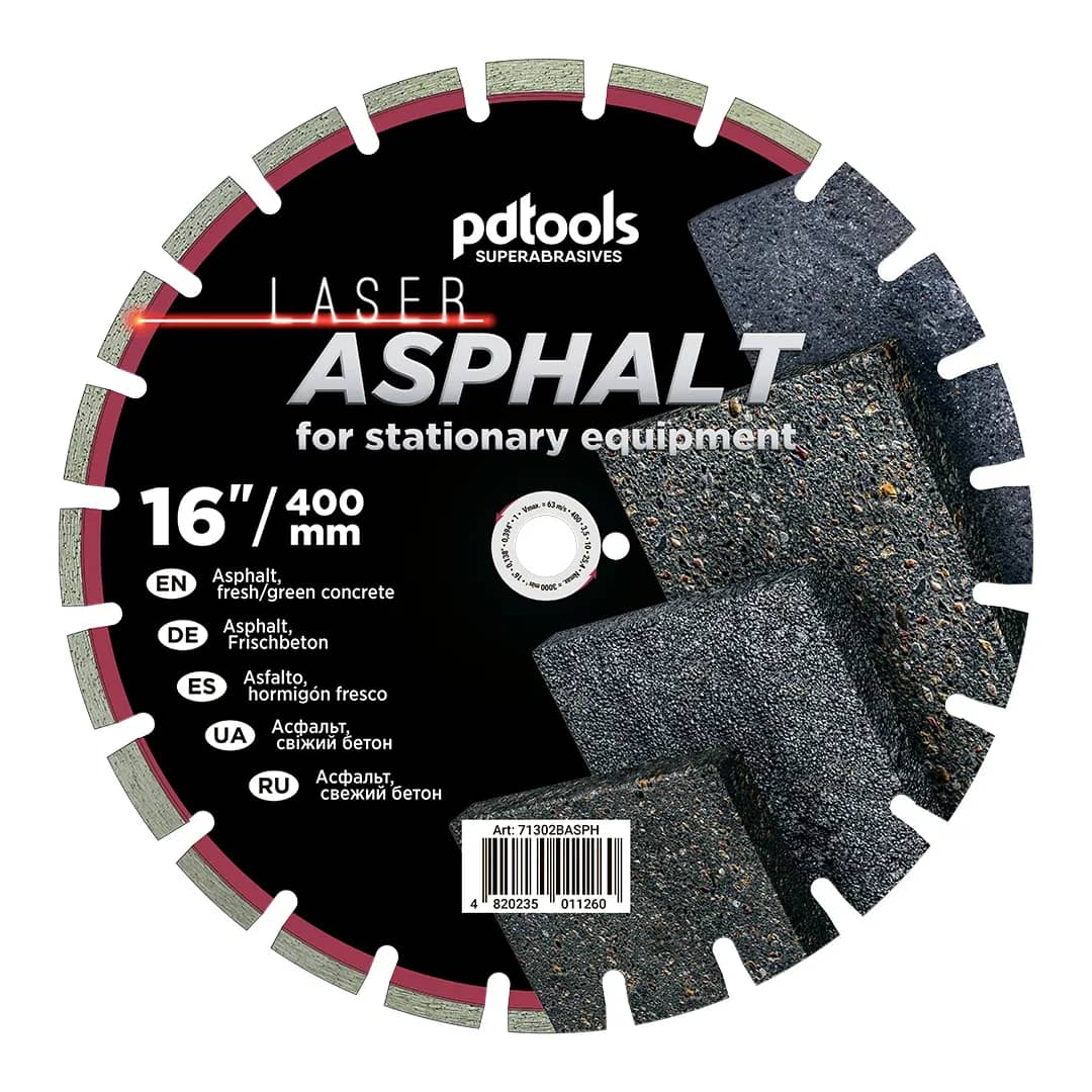 Круг алмазний PDTools 400 3.5 10 25.4 ASPHALT - 645167154
