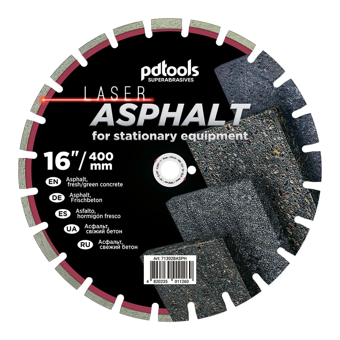 Круг алмазний PDTools 400 3.5 10 25.4 ASPHALT - 645167154