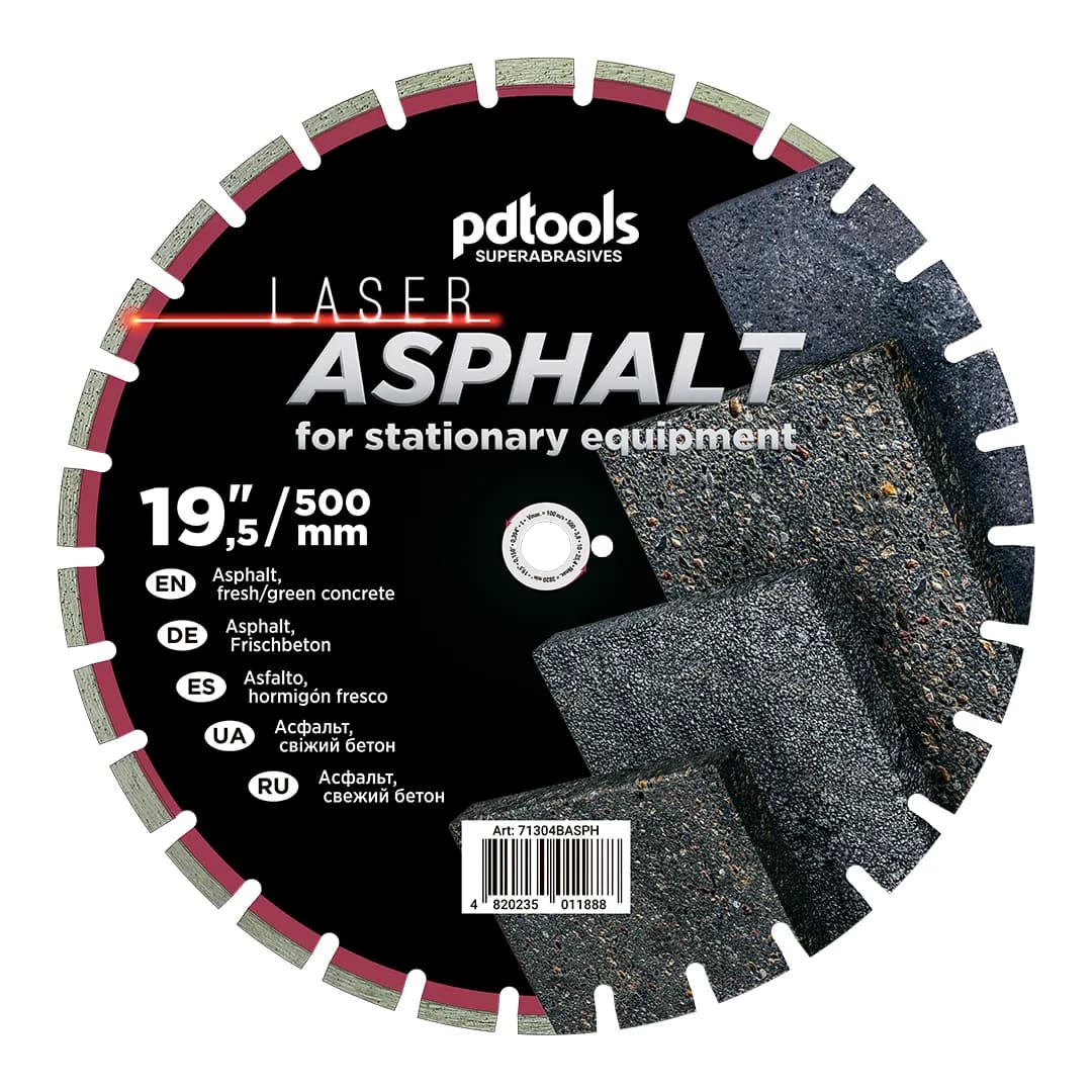 Круг алмазний PDTools 500 3.8 10 25.4 ASPHALT - 315745715