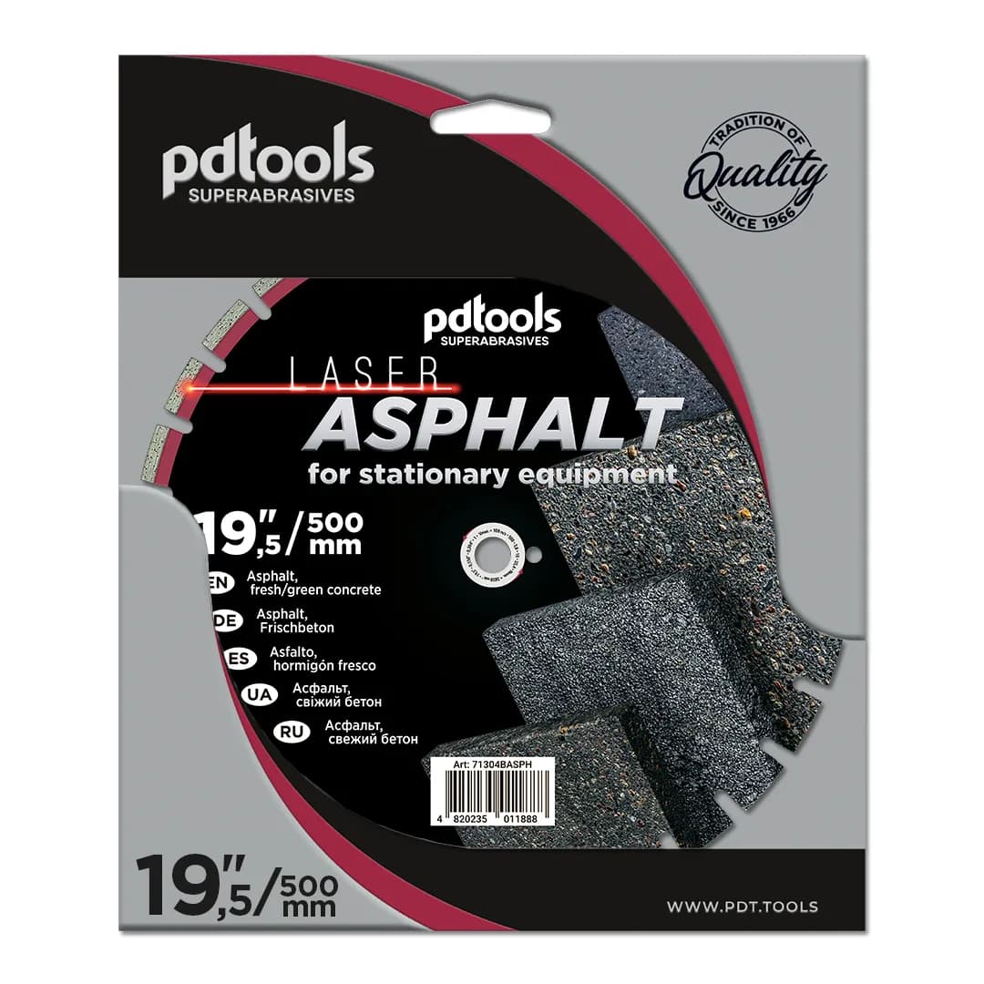 Круг алмазний PDTools 500 3.8 10 25.4 ASPHALT - 315745715