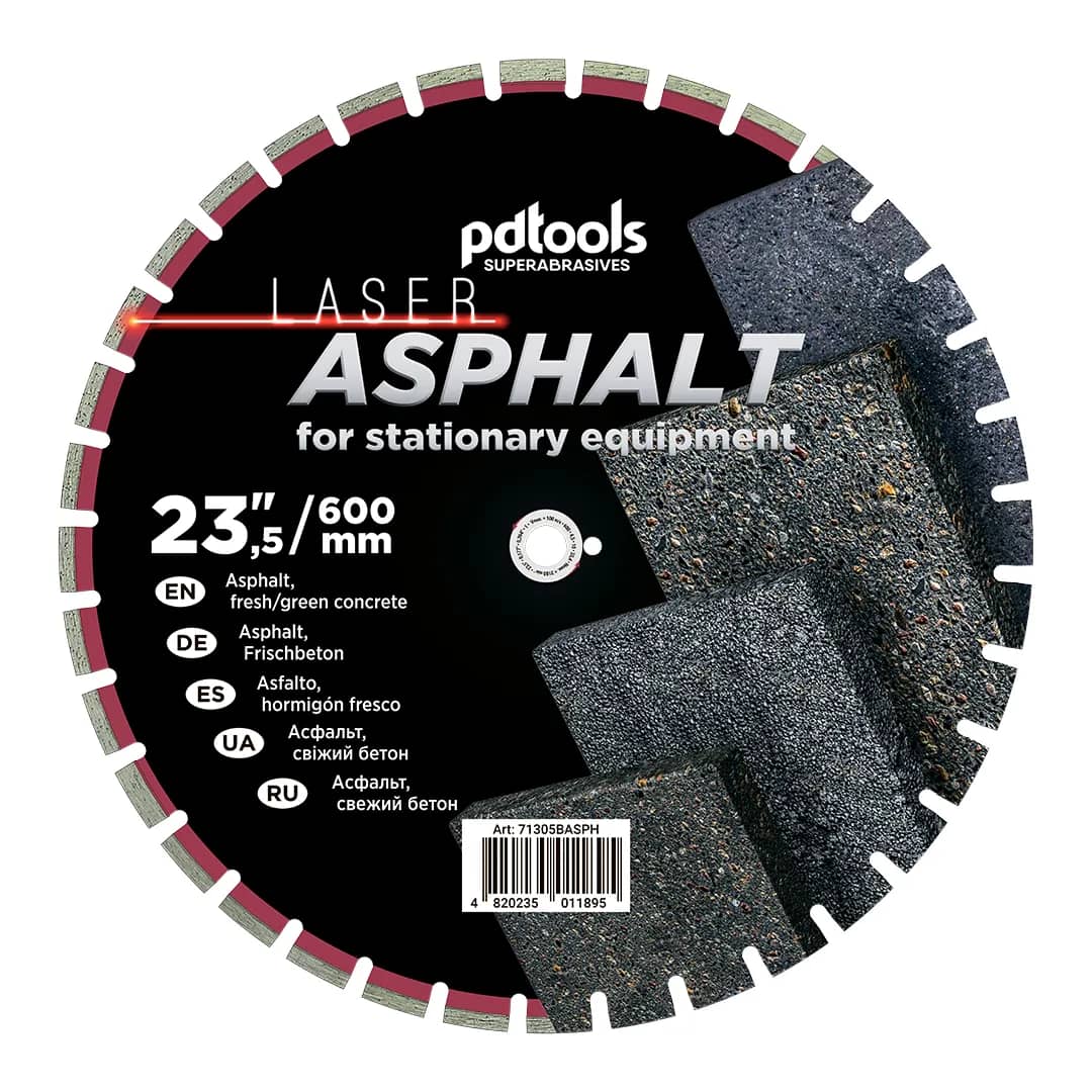 Круг алмазний PDTools 600 4.5 10 25.4 ASPHALT - 342976412