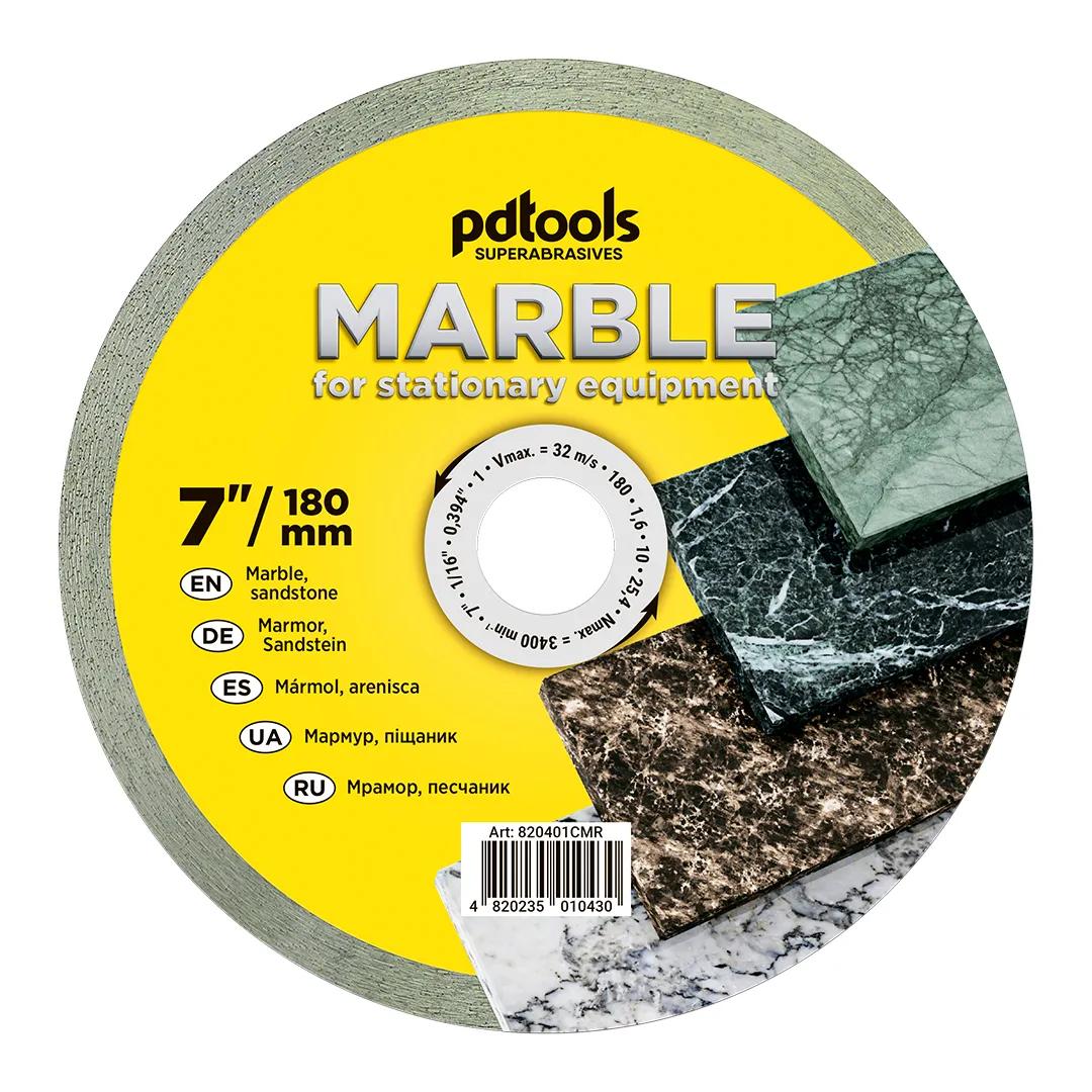 Круг алмазний PDTools 180 1,6 10 25,4 MARBLE - 120229
