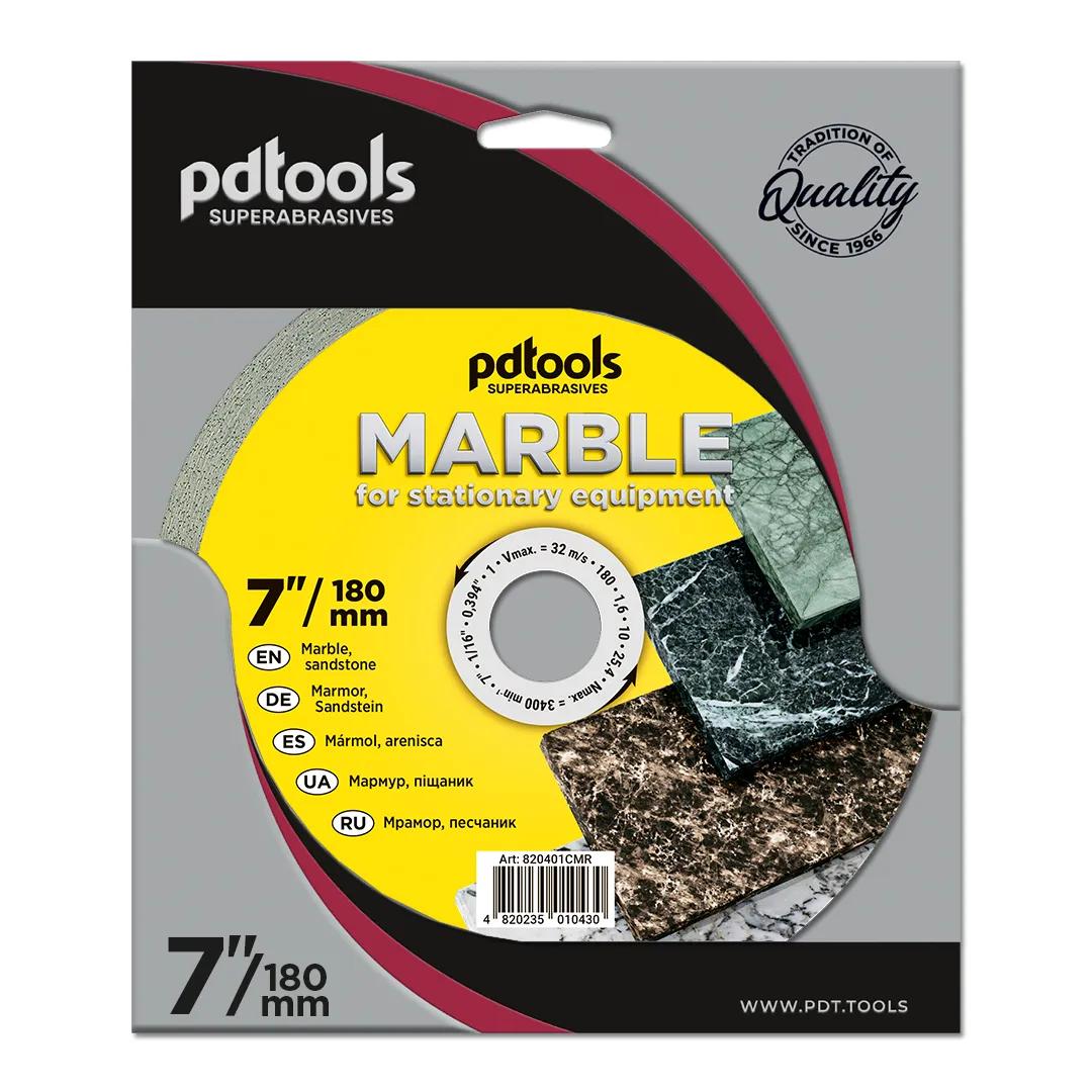Круг алмазний PDTools 180 1,6 10 25,4 MARBLE - 120230