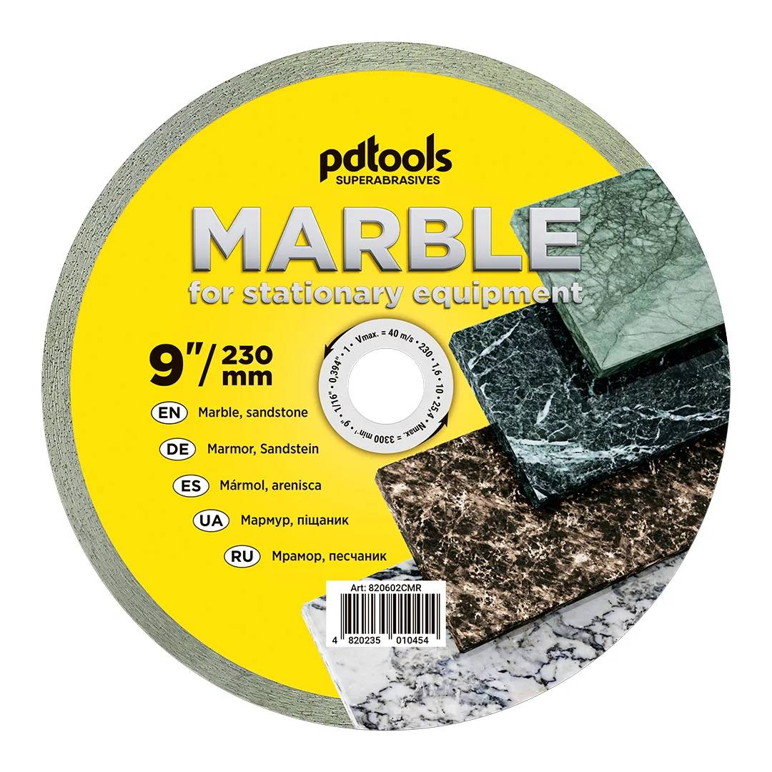 Круг алмазний PDTools 230 1,6 10 25,4 MARBLE - 120237