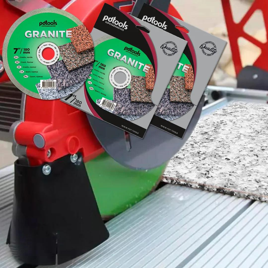 Круг алмазний PDTools 180 1,6 10 25,4 GRANITE - 120260