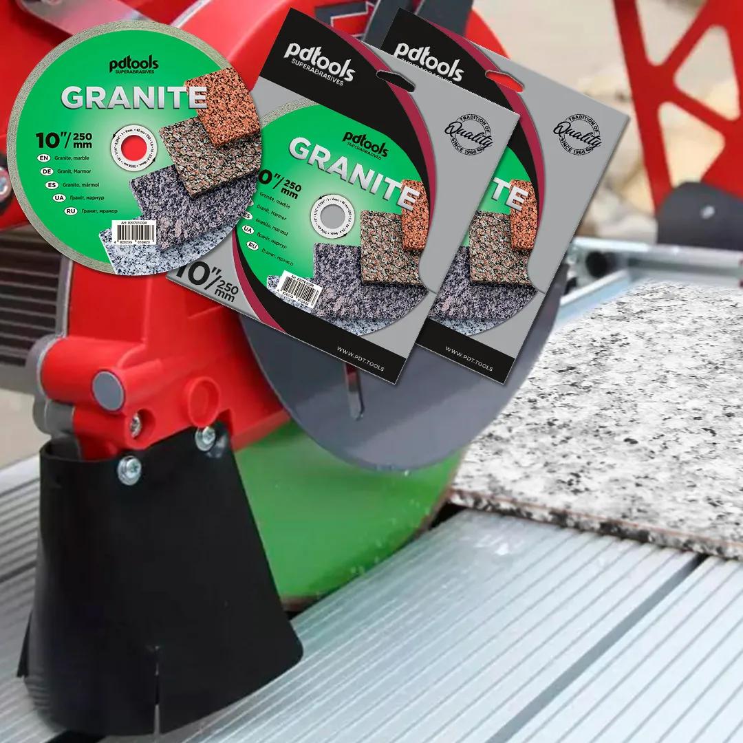 Круг алмазный PDTools 250 1,6 10 25,4 GRANITE - 120272