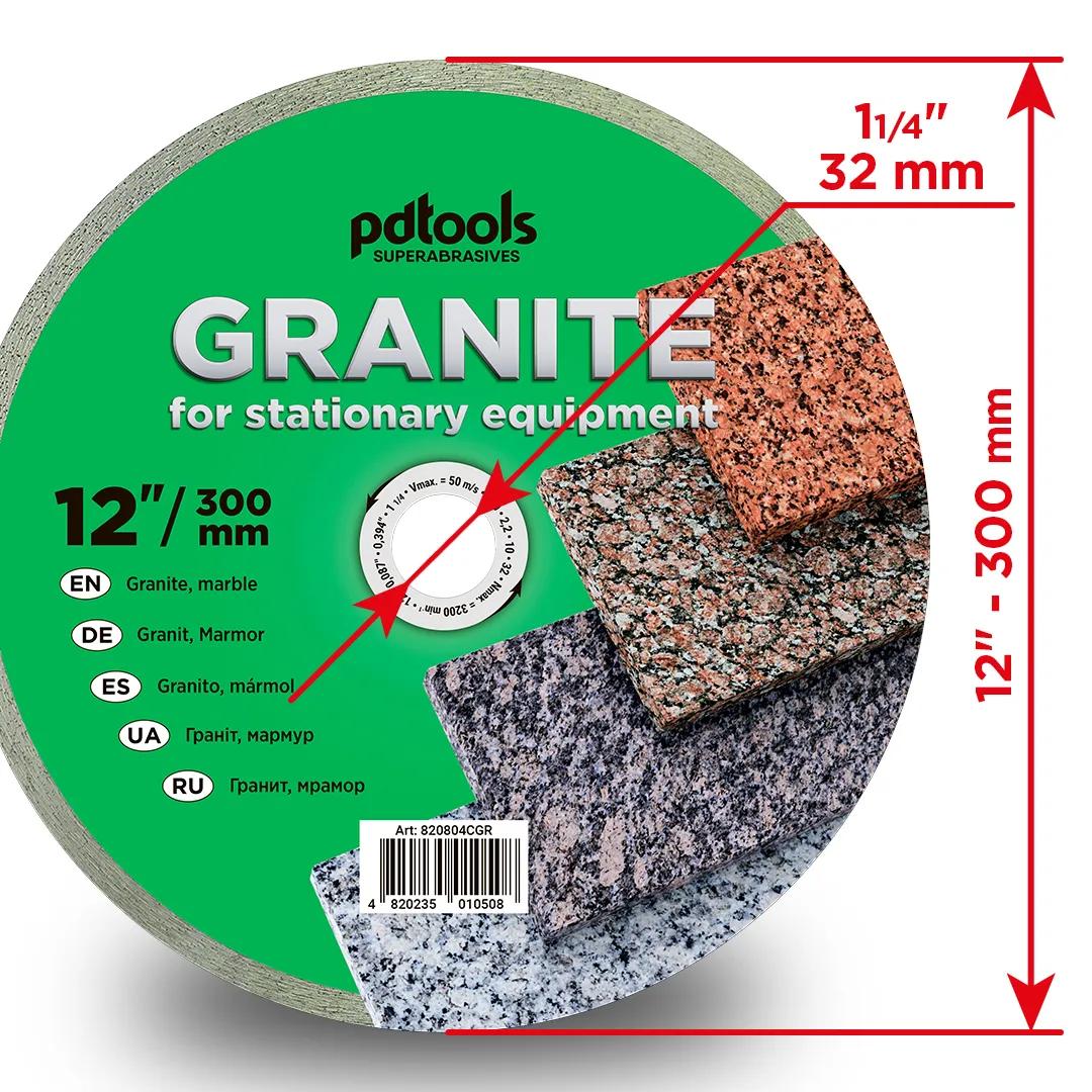 Круг алмазний PDTools 300 2,2 10 32 GRANITE - 120275