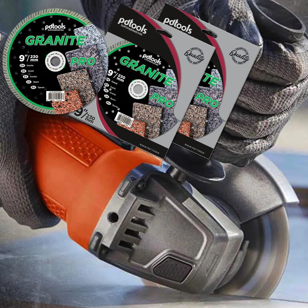Круг алмазний PDTools 230 2,6 10 22,23 TURBO GRANITE PRO - 017998605
