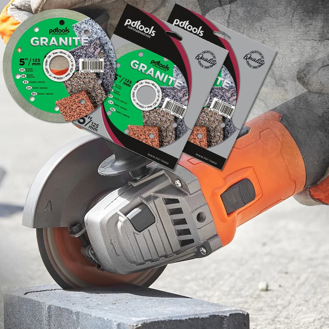 Круг алмазний PDTools 125 1,4 10 22,2 GRANITE - 030013407