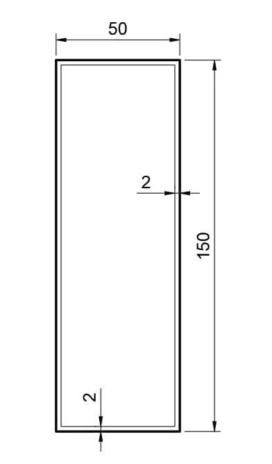 Труба 150х50х2 - 799391582