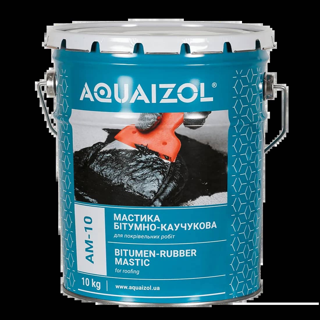 Мастика битумно-каучуковая АМ-10 «Aquaizol» (ведро 10 кг) - 122084