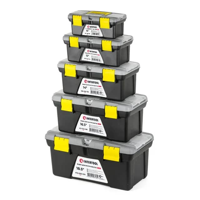 Комплект ящиков для инструментов, 5 шт. (BX-0310 10"", BX-0312 12"", BX-0314 14"", BX-0316 16,5"", BX-0318 18,5"") - 122547
