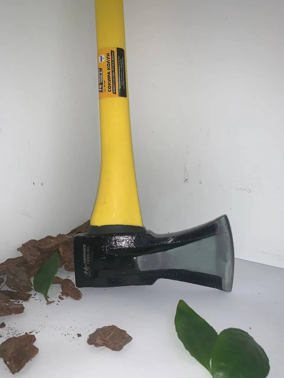 Топор-колун с ручкой из стекловолокна 2000 г HT HERMES TOOLS - 679689537