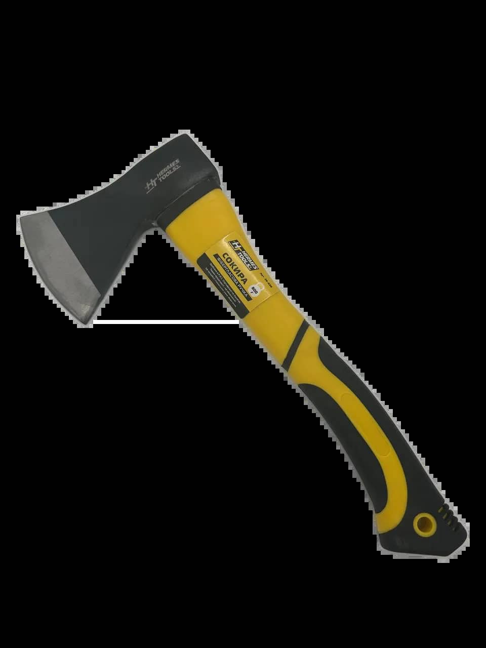 Топор с фибергласовой ручкой 800 г HT HERMES TOOLS - 123074