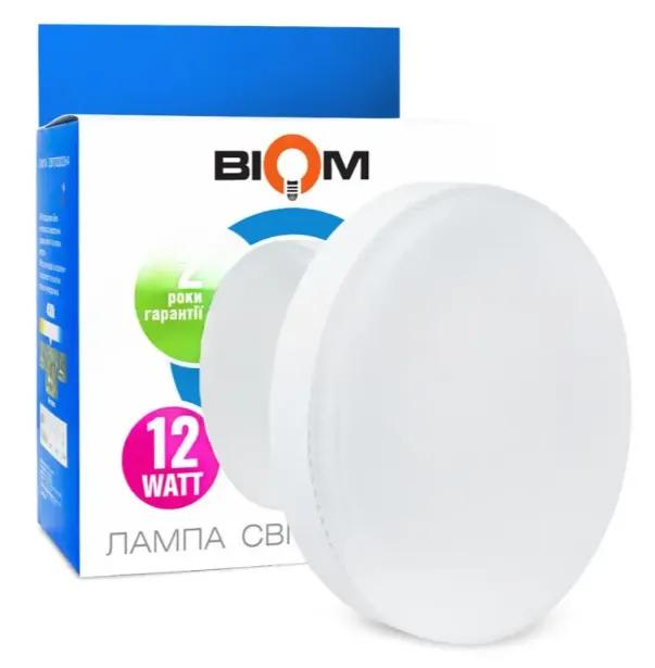 Світлодіодна лампа 12W BIOM BT-597 GX53 12W 4500К - 123153