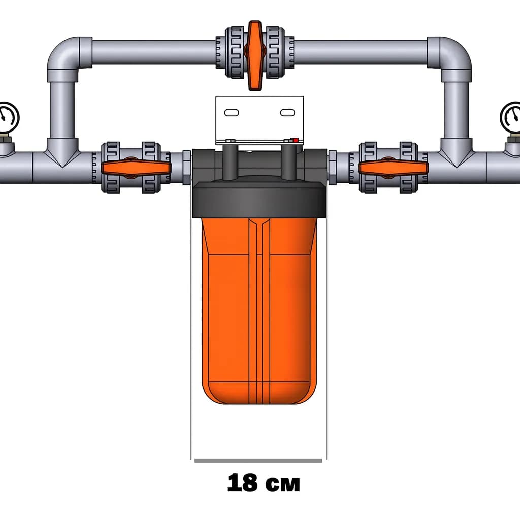 Фільтр магістральний Нова Вода NW-RB-10-HOT - 210986839