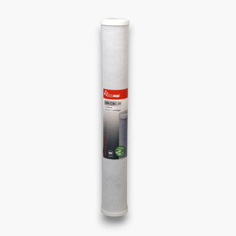 Картридж Нова Вода NW-CBC-20 (Slim, карбонблок, 5 mcr, 20"") - 125985