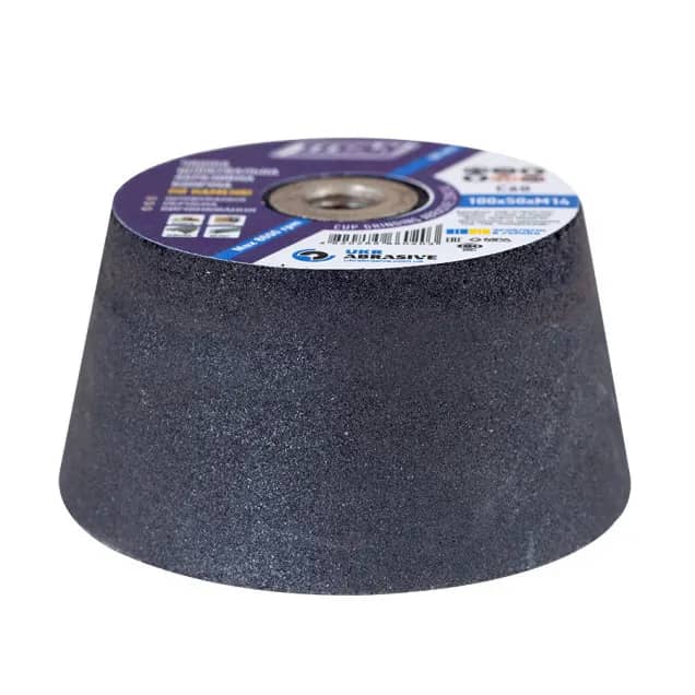 Чаша шлифовальная абразивная коническая ТМ ""TITAN ABRASIVE"" С 60/100мм/М14 - 126563